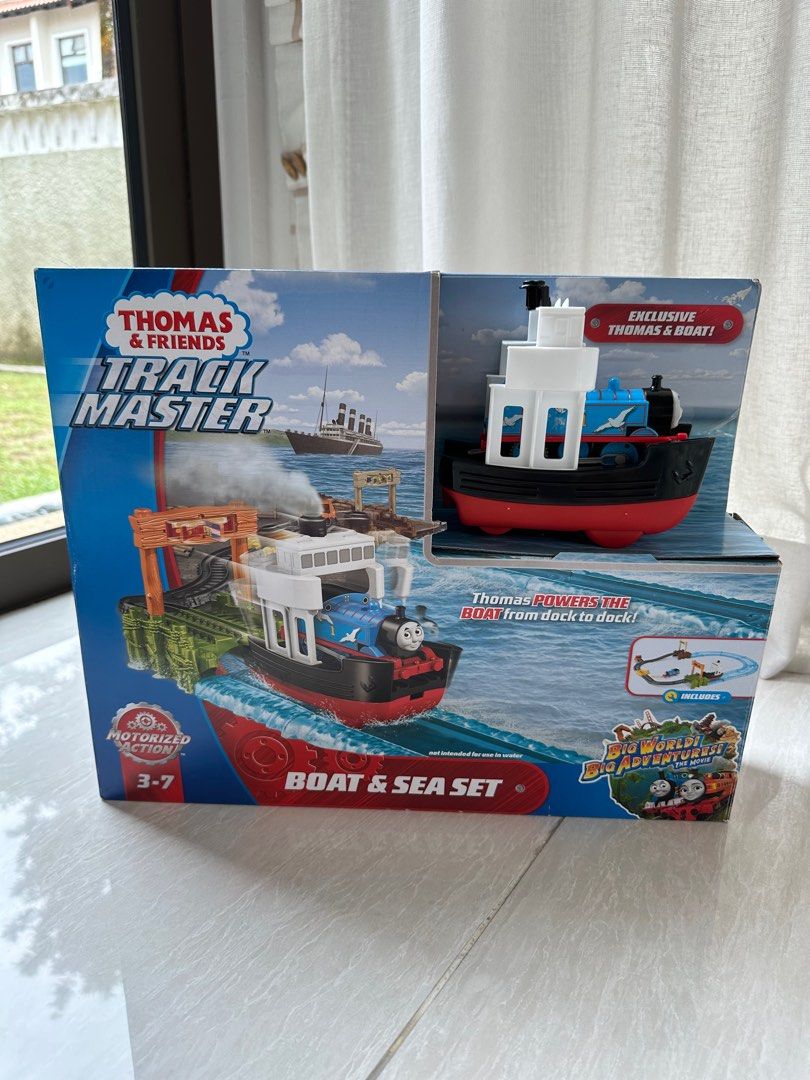 Trackmaster boat & sea set on sale
