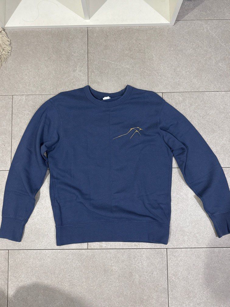 Hokusai blue sweatshirt sale