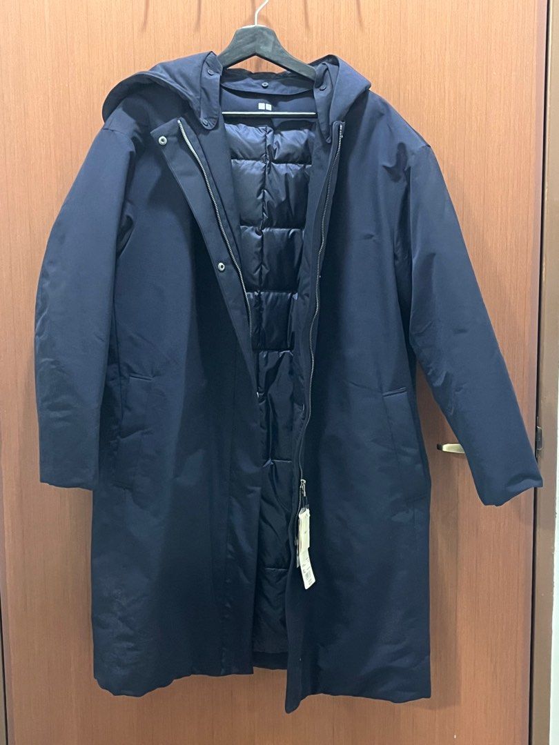 Uniqlo hybrid down cocoon coat outlet
