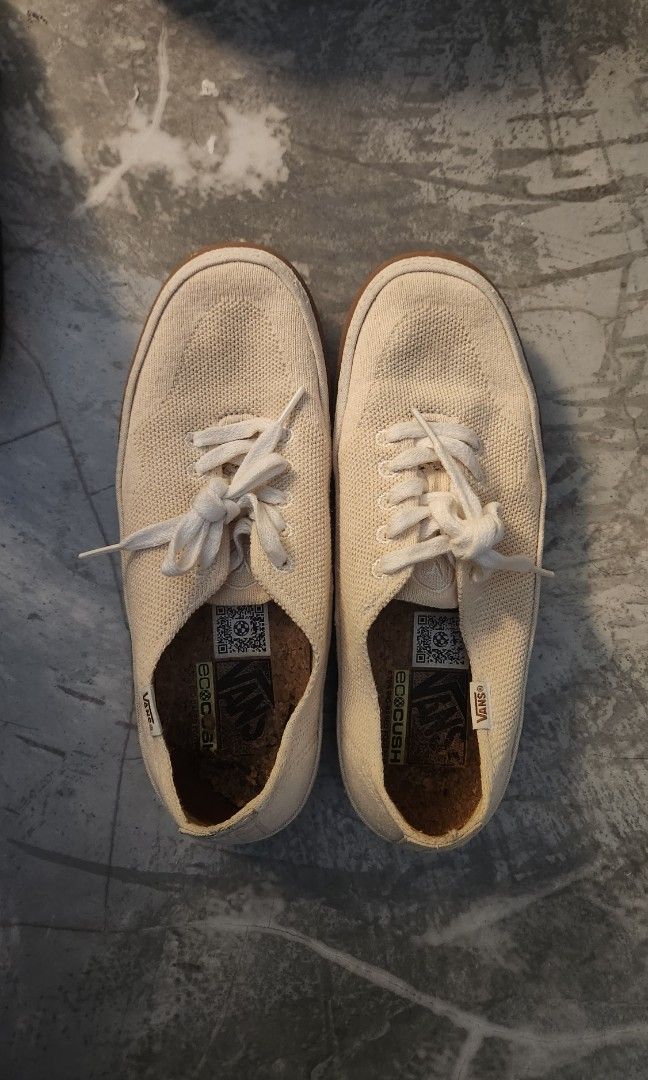 Vans Beige gumsole shoes