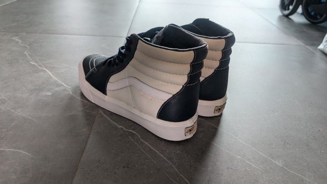 Vans Vault Sk8 Hi Lite LX Marshmallow Blue Nights US10 UK9 EU43 Men s Fashion Footwear Sneakers on Carousell