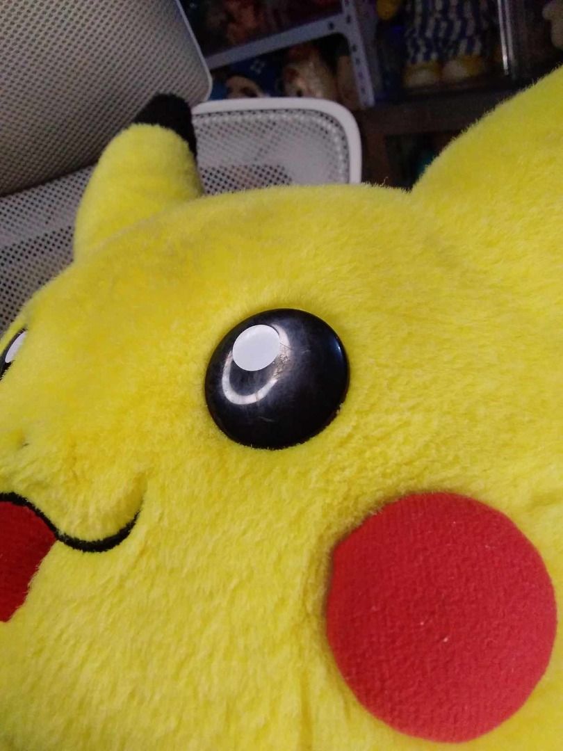 VINTAGE Classic Jumbo Fat Pikachu Version 2 Pokemon Plush Toy (Tomy ...