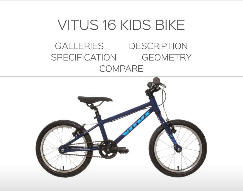 VITUS 16 Kids bike Carousell
