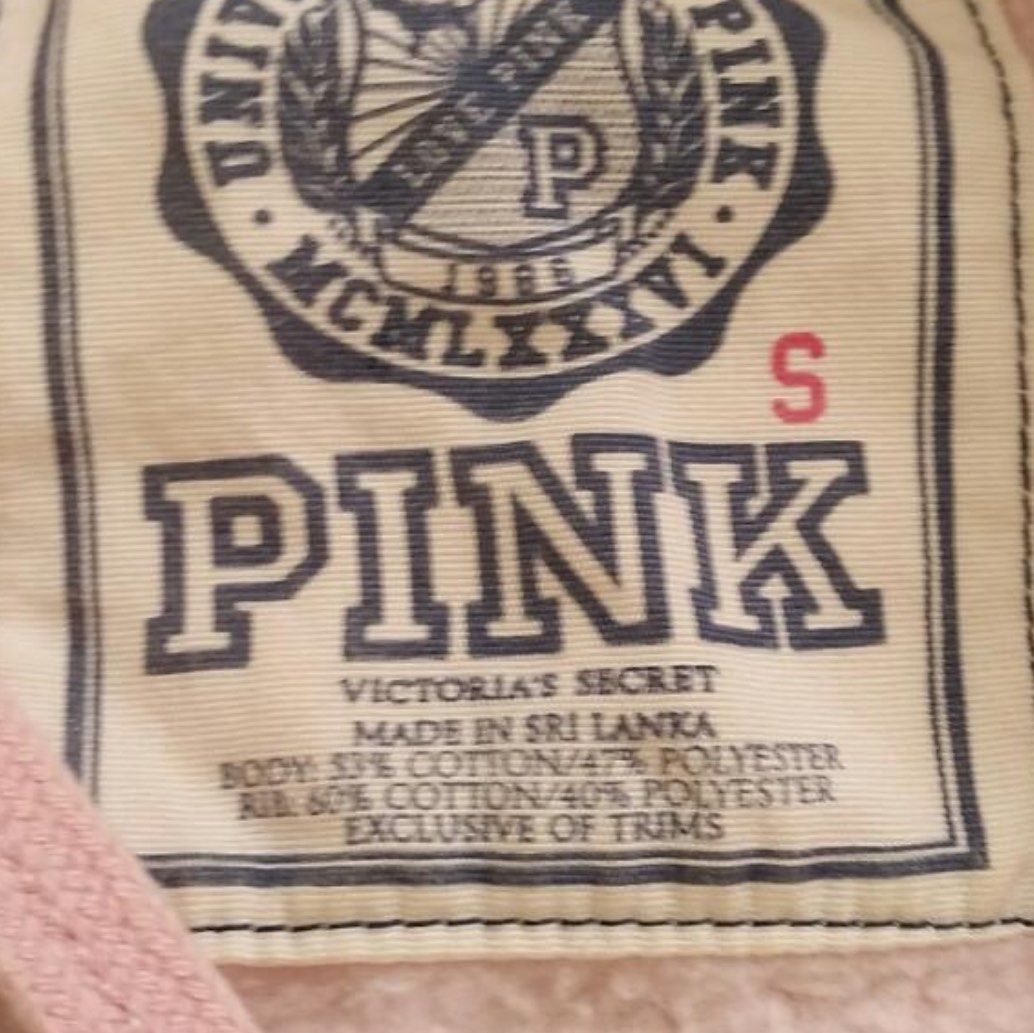 Victoria secret pink varsity jacket top
