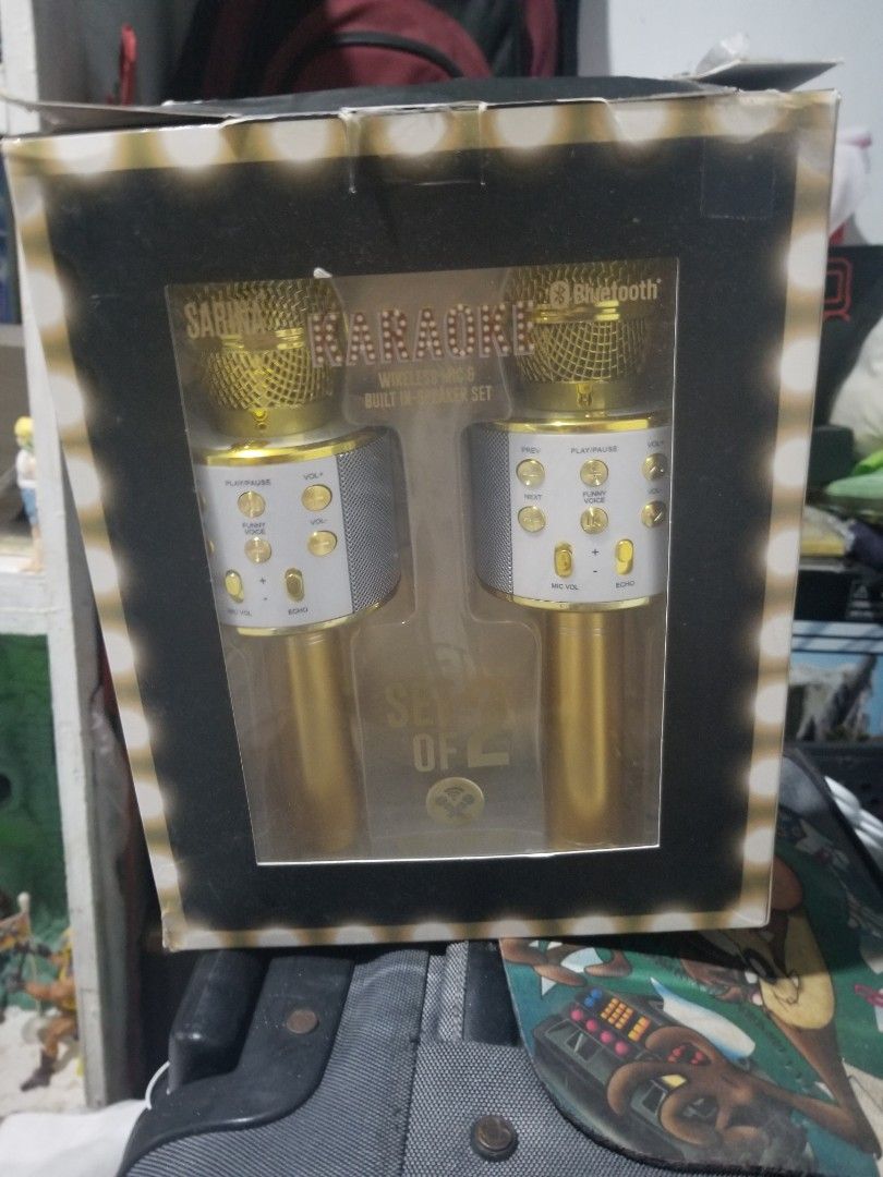 Wireless bluetooth karaoke (Category: Microphones) located in Paranaque City. Submitted by showboat (Listing ID 1331821146, Image 2). Description: imported brand new. check my other items for more discounts and bundle orders.