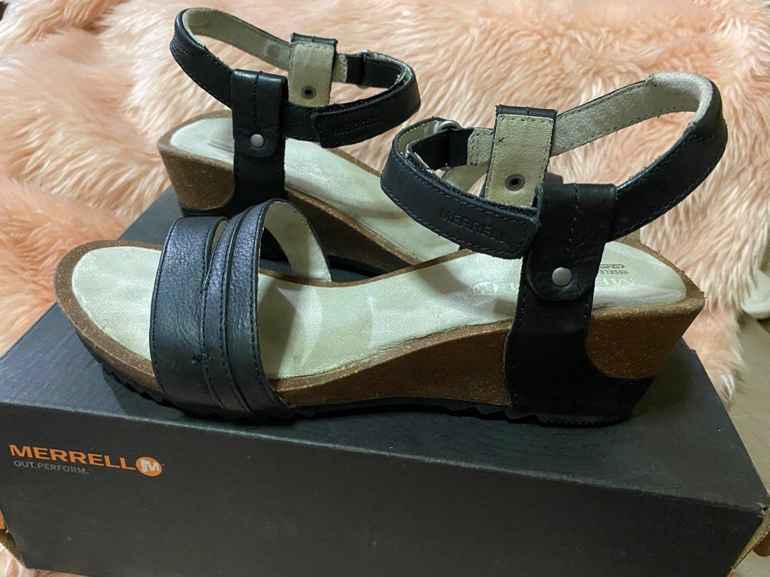 Merrell wedge sandals shop