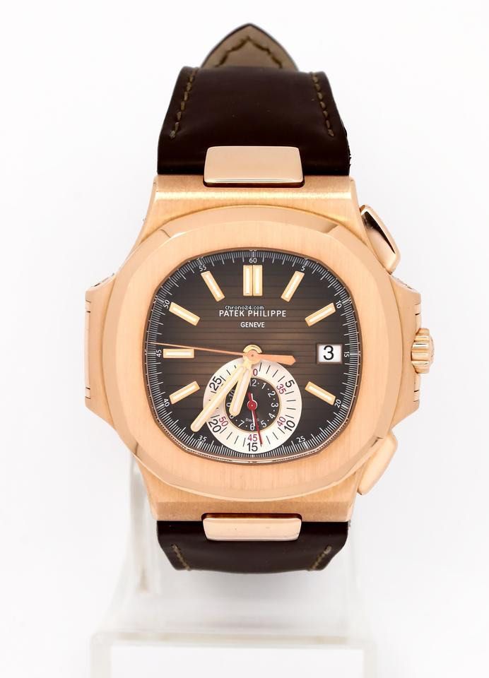 WTB Patek Philippe 5980R Nautilus Rosegold Leather Strap Luxury Watches on Carousell