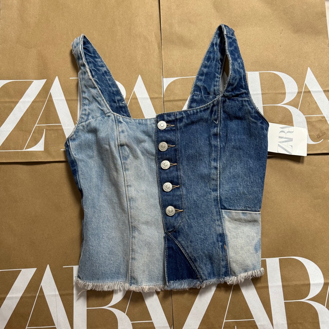 ZARA denim top (HH) main image 0
