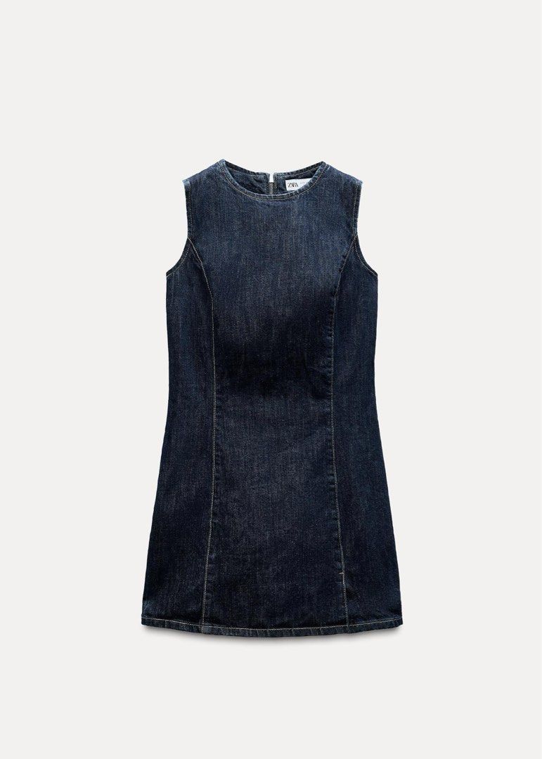 princess polly baby blue dress Zara Zara denim dress/ zara denim dress 7227/282/401 main image 0