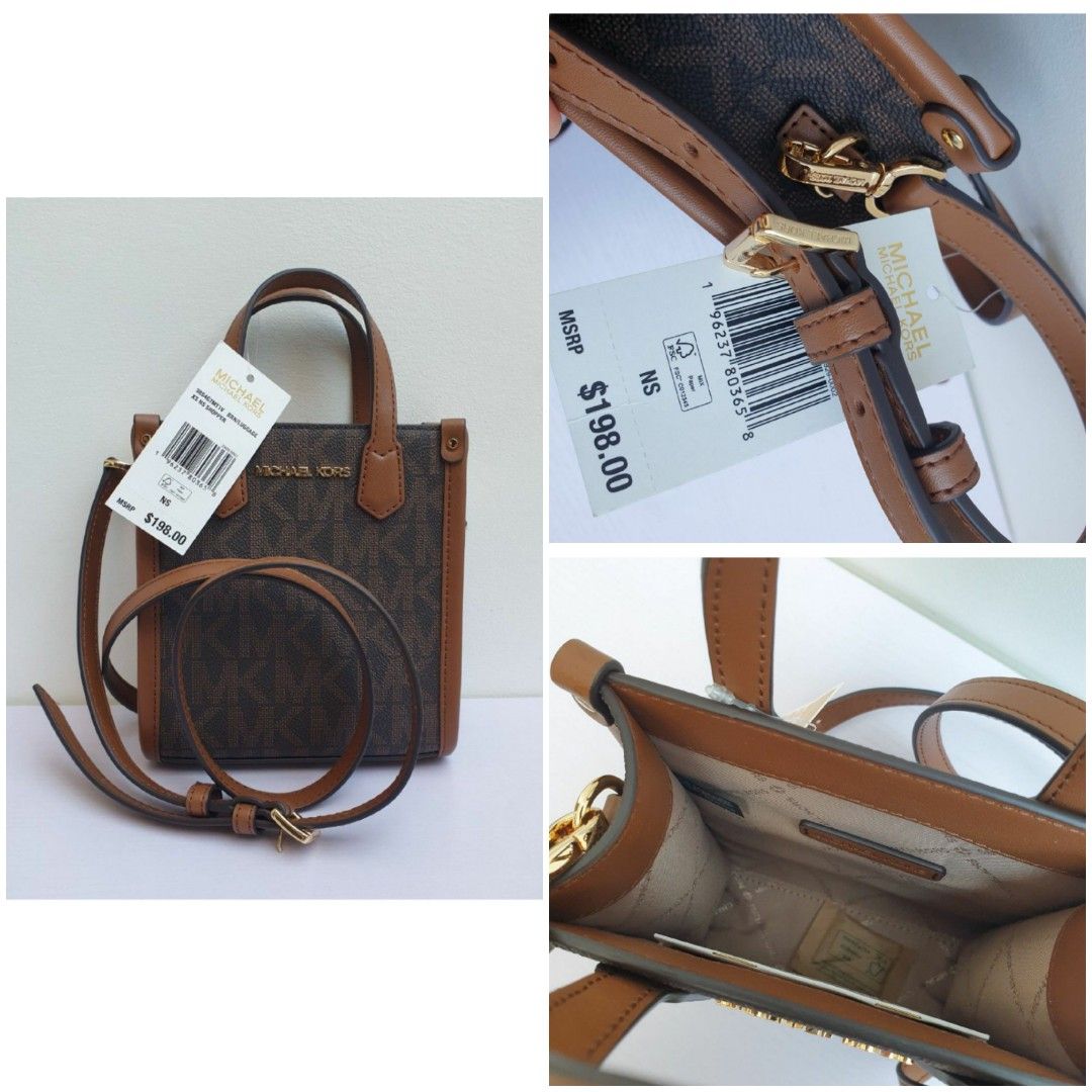 198 MK Michael Kors XS Shopper Crossbody Bag