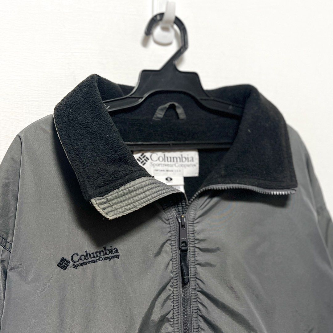 1990s-2000s Columbia Vintage Falmouth Parka Jacket 鐵灰色早期古著