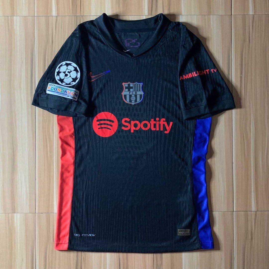 2024-2025 FC BARCELONA AWAY MATCH VERSION DRI-FIT ADV UCL JERSEY (NOT ...