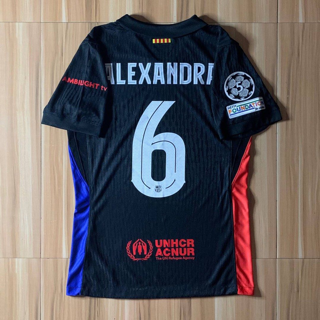 2024-2025 FC BARCELONA AWAY MATCH VERSION DRI-FIT ADV UCL JERSEY (NOT ...