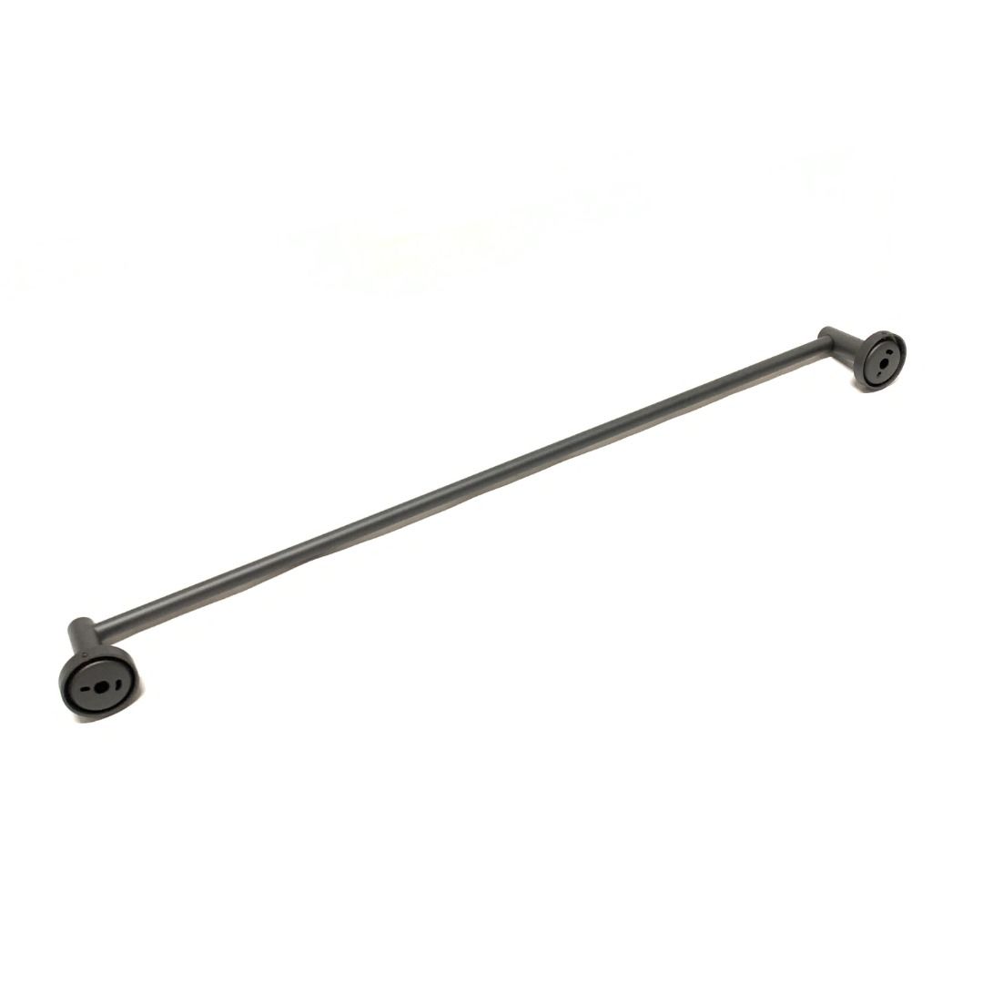 打孔】304不鏽鋼重磅加厚槍灰毛巾桿60.80cm（單桿.雙桿）浴巾架.拉絲.工業風.衛浴.浴室.毛巾架.置物, 家具及居家用品,  浴室、廚房用品配件在旋轉拍賣