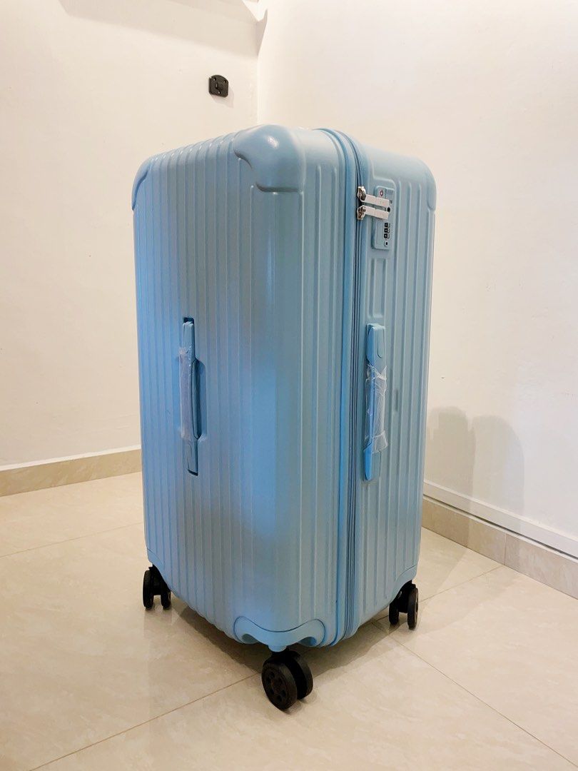 32 inch Tiffany Blue Luggage Trunk size