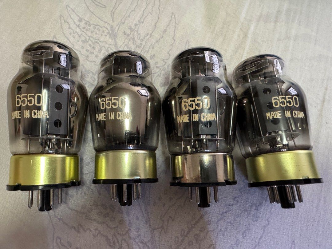 6550 Tube Quad matched, Audio, Other Audio Equipment on Carousell