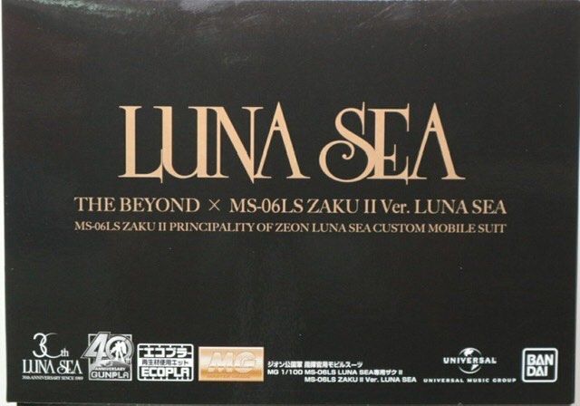 絕版MG MS-06 Luna Sea Zaku II The Beyond Gunpla 40th Edition