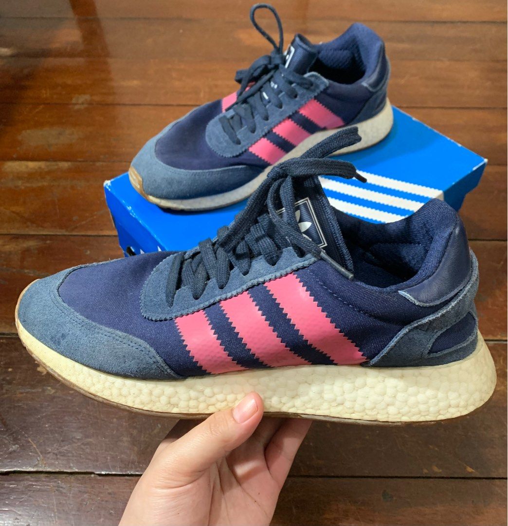 Adidas Iniki l 5923 Night Indigo and Real Pink Men s Fashion Footwear Sneakers on Carousell