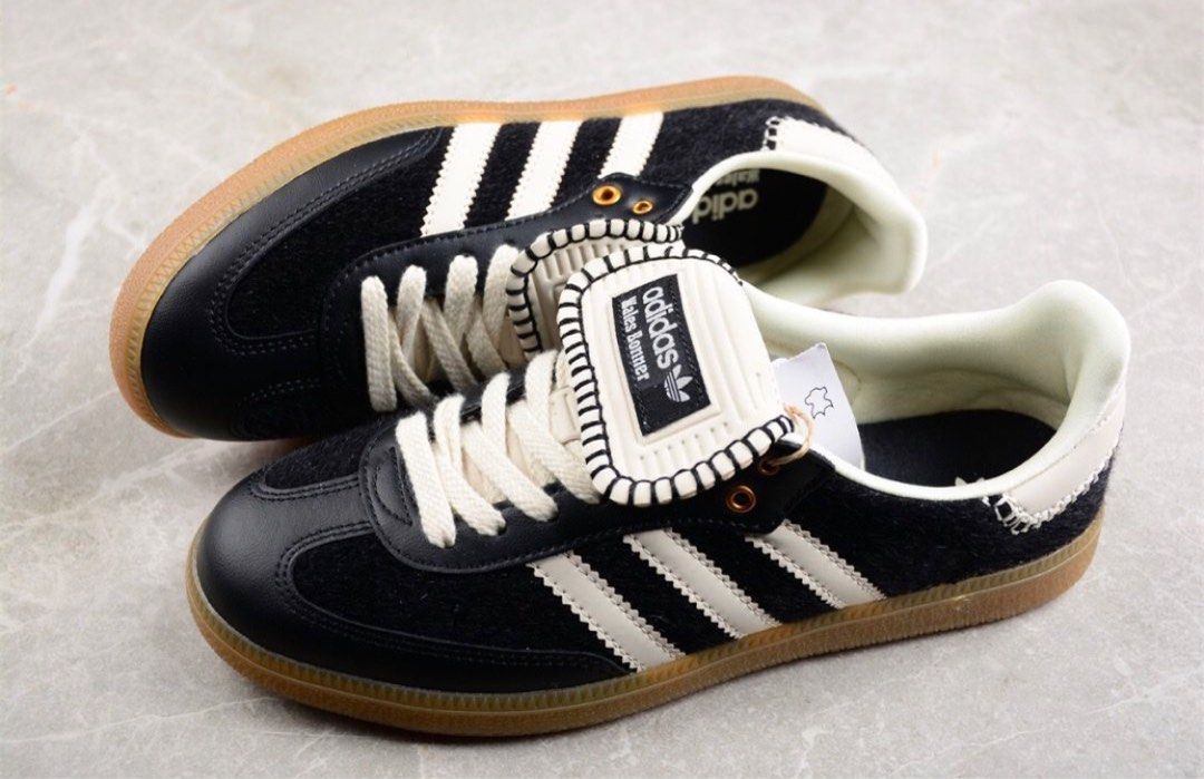 adidas gazelle silver green womens adidas Samba Pony Tonal Wales Bonner Core Black  Holy Ground