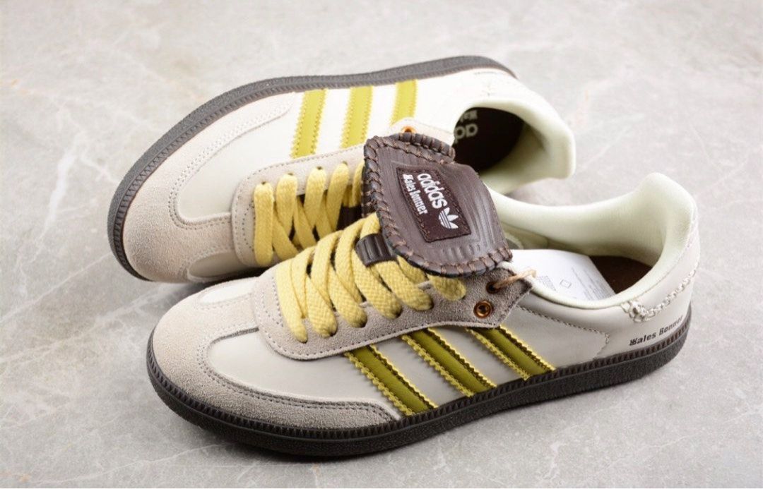adidas gazelle silver green womens Adidas Samba Wales Bonner Ecrtin Brown – Flower Kickz