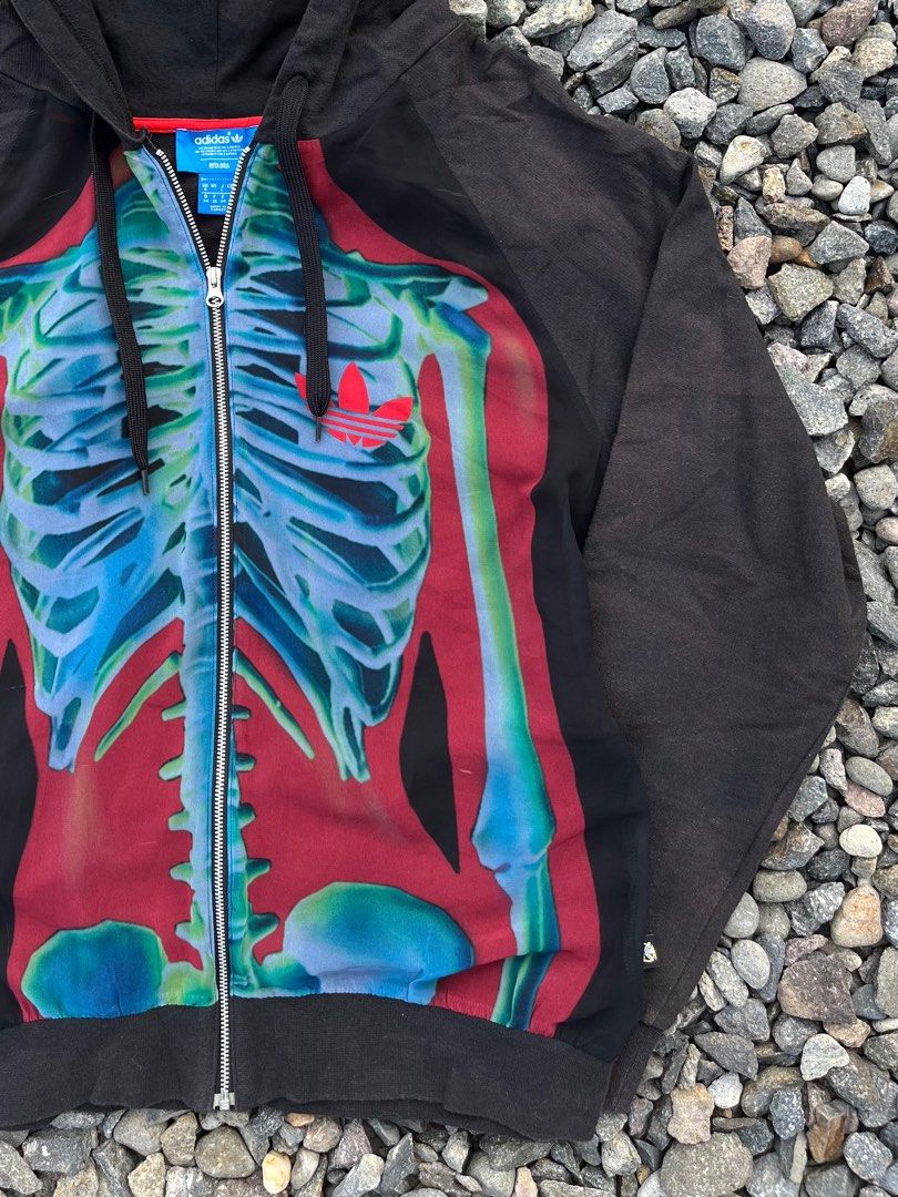 Adidas x Rita Ora Zip up Hoodie with back hit