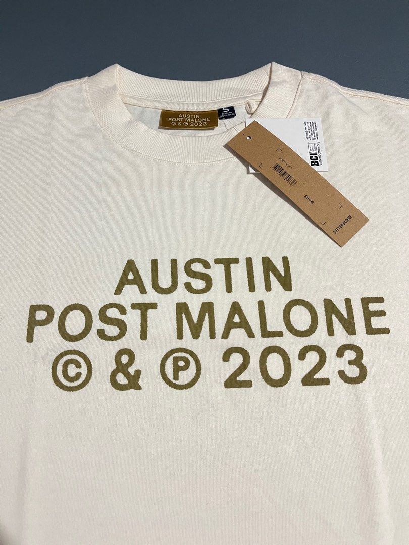 Austin Post Malone Concert Shirt Artist Music Cotton On Shirt, Men's