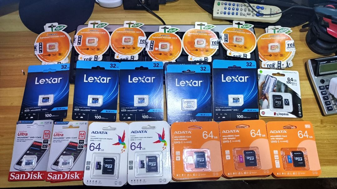 Authentic Micro SD / Memory Card for CCTV IP Camera and Other Devices (Category: Memory & SD Cards) located in Taytay. Submitted by ajsj.official (Listing ID 1332085948, Image 1). Description: Guaranteed Authentic and Original -Reliable data storage (Files does not corrupt) -Guaranteed Compatible to IP Camera like V380 , Tapo , Dahua , Hikvision , ICSee and many more -Can be used on other devices like mobile phone and any devices which requires m