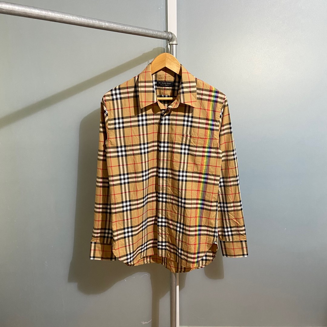 Burberry Check AW18 Rainbow longsleeve Luxury Apparel on Carousell
