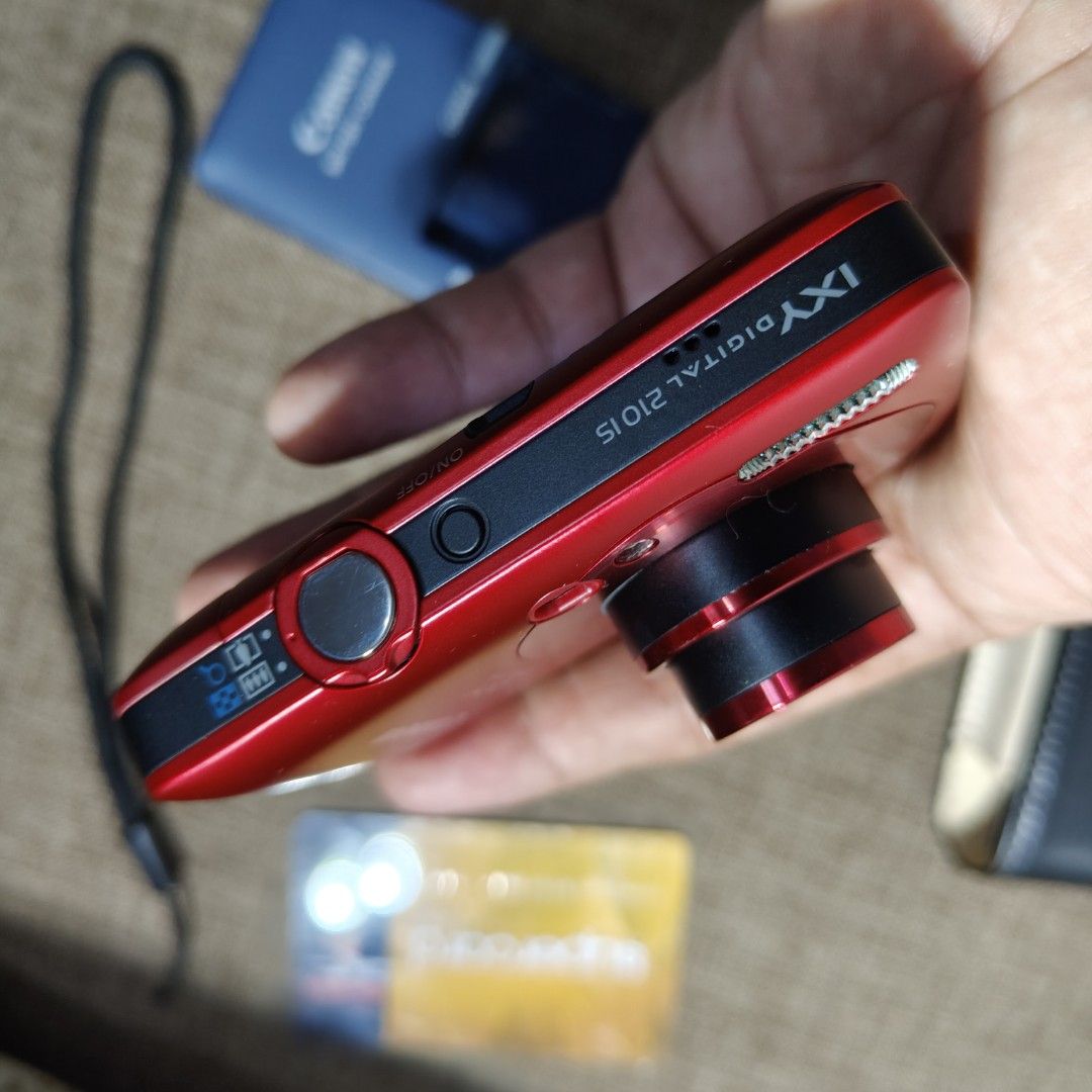 Canon IXY 210 IS Ultra Compact Digital Camera (Category: Cameras) located in Manila. Submitted by rossinicalabig (Listing ID 1332030973, Image 2). Description: 13,000 Very good condition. See all pics. Orig Canon battery & charger. Free orig Canon case. Check & test anytime at our studio in Sta.Mesa Mla..