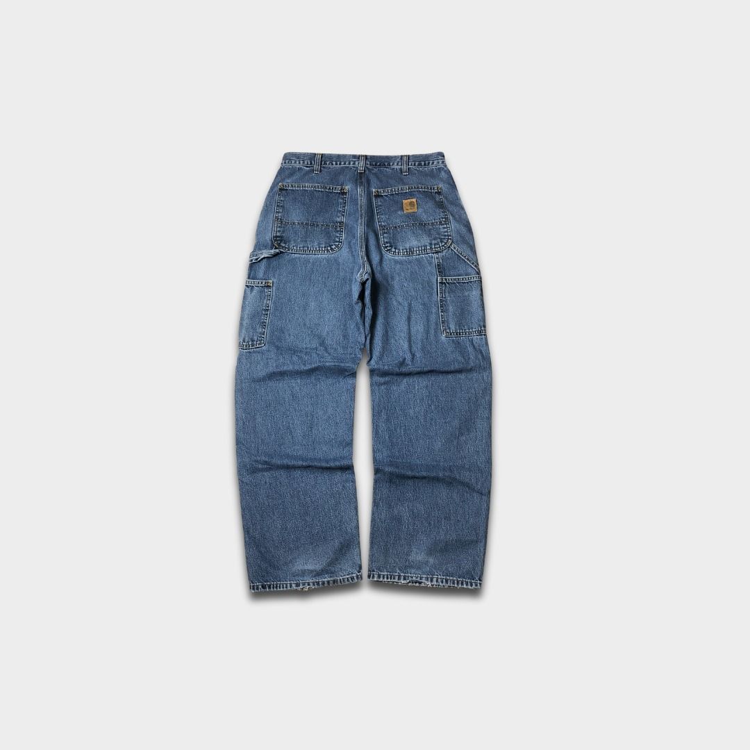 Carhartt Denim Carpenter Pants Men s Fashion Bottoms Jeans on Carousell