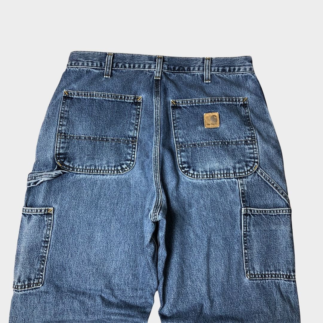 Carhartt Denim Carpenter Pants Men s Fashion Bottoms Jeans on Carousell