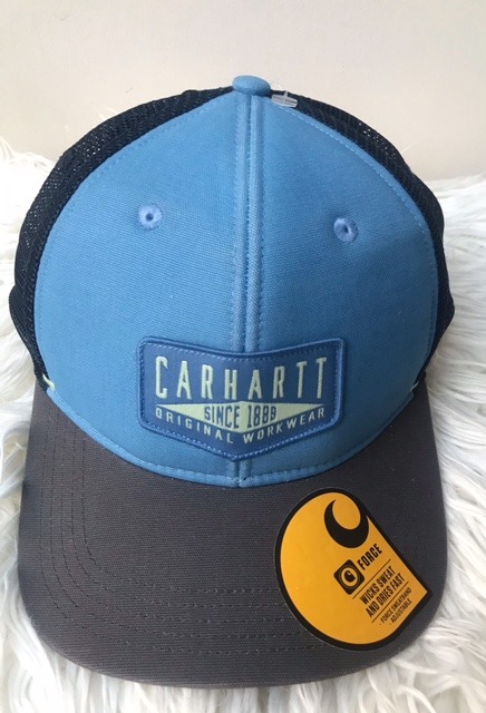 Carhartt Force Canvas Workwear Patch Mesh Adjustable Snapback Trucker Hat Cap BNWT Men s Fashion Watches Accessories Caps Hats on Carousell