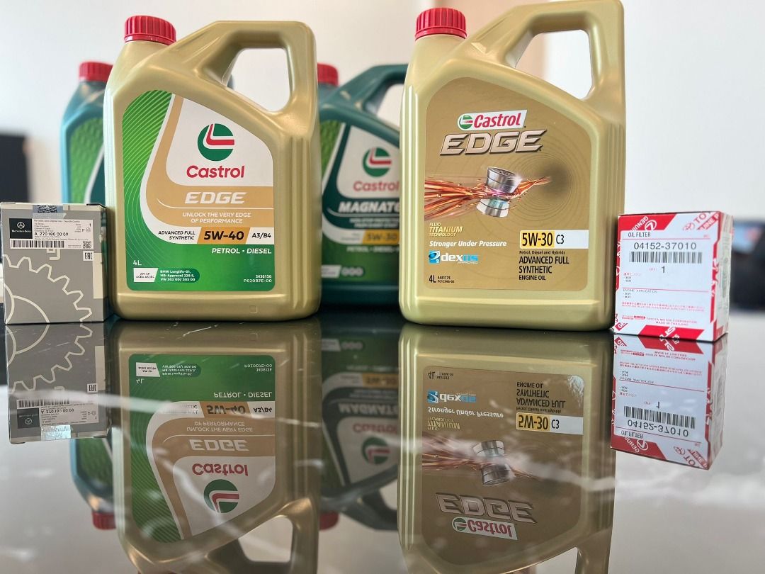 CASTROL EDGE MAGNATEC Car Servicing Engine Oil Change Pre Purchase Inspection Gearbox Engine Transmission Overhaul Till Late Grabpay Atome Paylater Coupe Cabriolet Sedan SUV MPV Honda Mazda Mercedes BMW Lexus Audi Toyota Late Night Sunday Open (Category: General Servicing) located in Singapore. Submitted by mclgarage (Listing ID 1229826228, Image 3). Description: 🕒 Operation Hours: 9 AM to 9 PM Sundays closed unless emergency 🚗 Exclusive Car Se