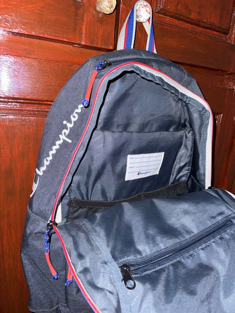 CHAMPION BACKPACK NAVY (Category: Backpacks) located in Manila. Submitted by jc_bodega (Listing ID 1332034677, Image 2). Description: .