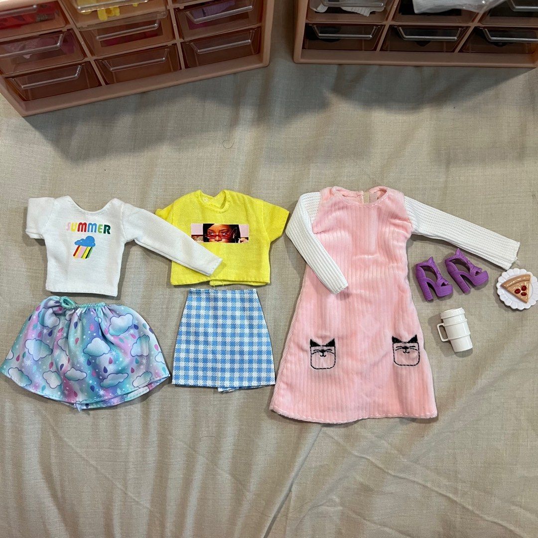 CLEARANCE Mattel Barbie Clothing and Accessories Small Bundle Set Sell At a Loss Hobbies Toys Toys Games on Carousell