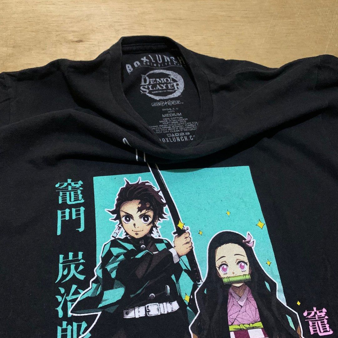 DEMON SLAYER TEE (Category: Shirts) located in Makati City. Submitted by kktrippy (Listing ID 1331971505, Image 2). Description: Duo nezuko and tanjiro graphic In very good condition ₱500 + sf can do meet around makati.