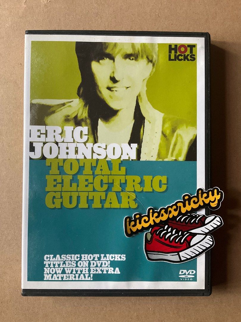 Eric Johnson Total Electric Guitar DVD by Hot Licks Tutorial Video (Category: CDs & DVDs) located in Angeles City. Submitted by d20rtu_comics4u (Listing ID 1332077161, Image 1). Description: Eric Johnson Total Electric Guitar DVD by Hot Licks Tutorial Video Inclusion: DVD, booklet and case LBC Express shipping fee up to 3 DVDs: 150 pesos MoP: GCash, BdO, BPI Other items posted in my FB profile: Kicksxricky’s Audio Video Physical Media.