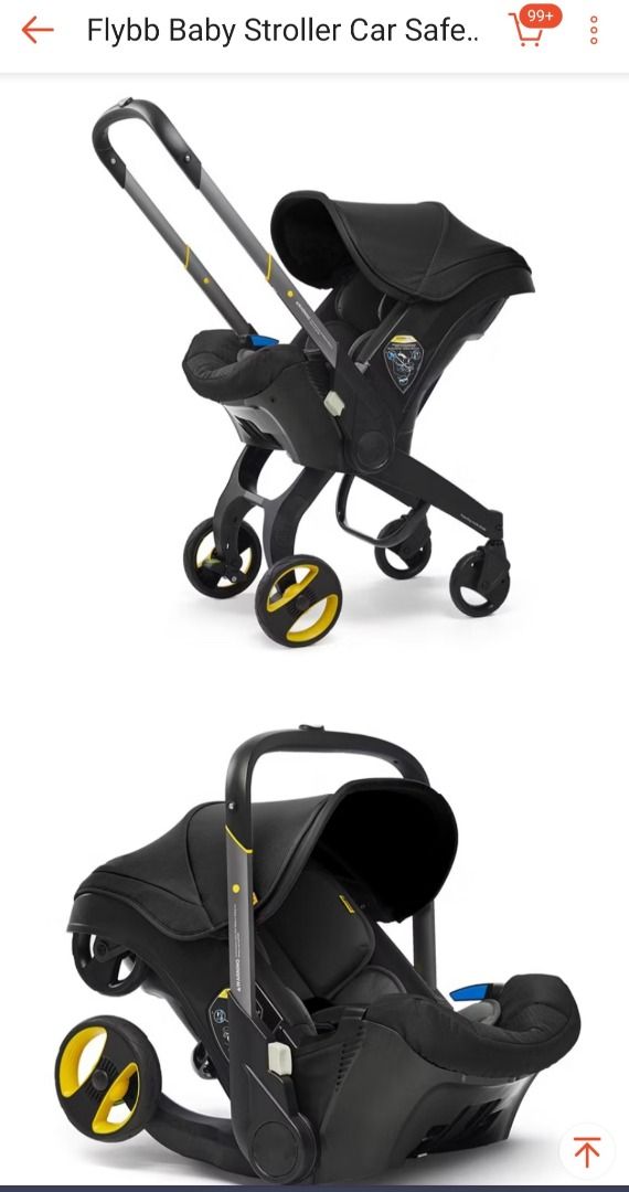 Flybb Baby Stroller Car Safety Seat 4 IN 1 Two way Portable Foldable Stroller for Baby Babies Kids Going Out Strollers on Carousell