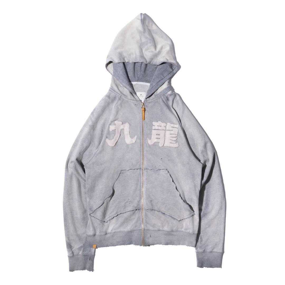 GRS 九龍　パーカー　未使用タグ付き　O Growthring&Supply GRS growthring supply 九龍KOWLOON SUN FADED LIGHTWEIGHT ZIP