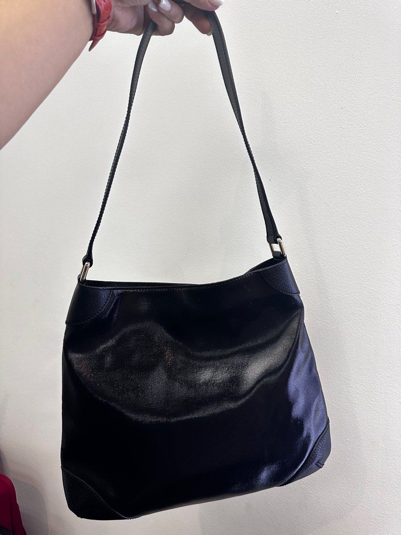 Gucci Black Leather Hobo Bag