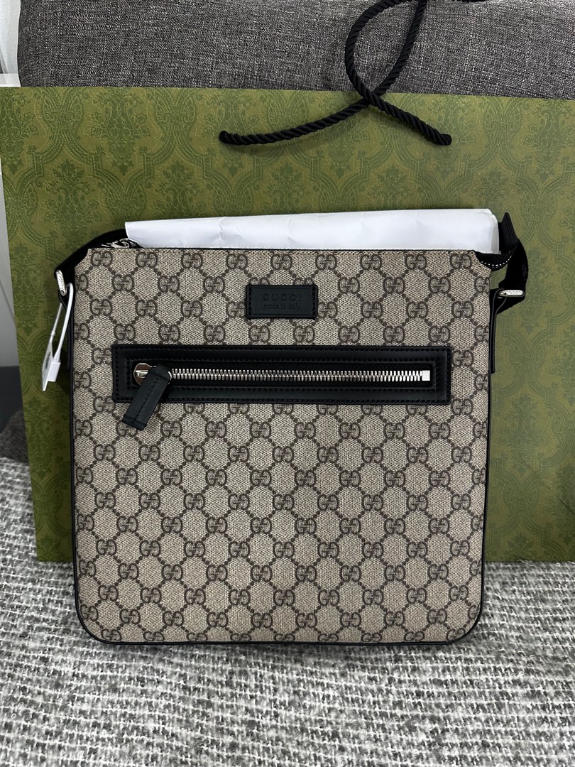 Gucci large messenger bag deals