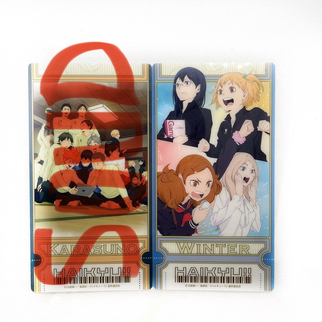 Haikyuu!Haikyu! Ensky Visual Clear Ticket Pack Box TCG JAPAN OFFICIAL ...