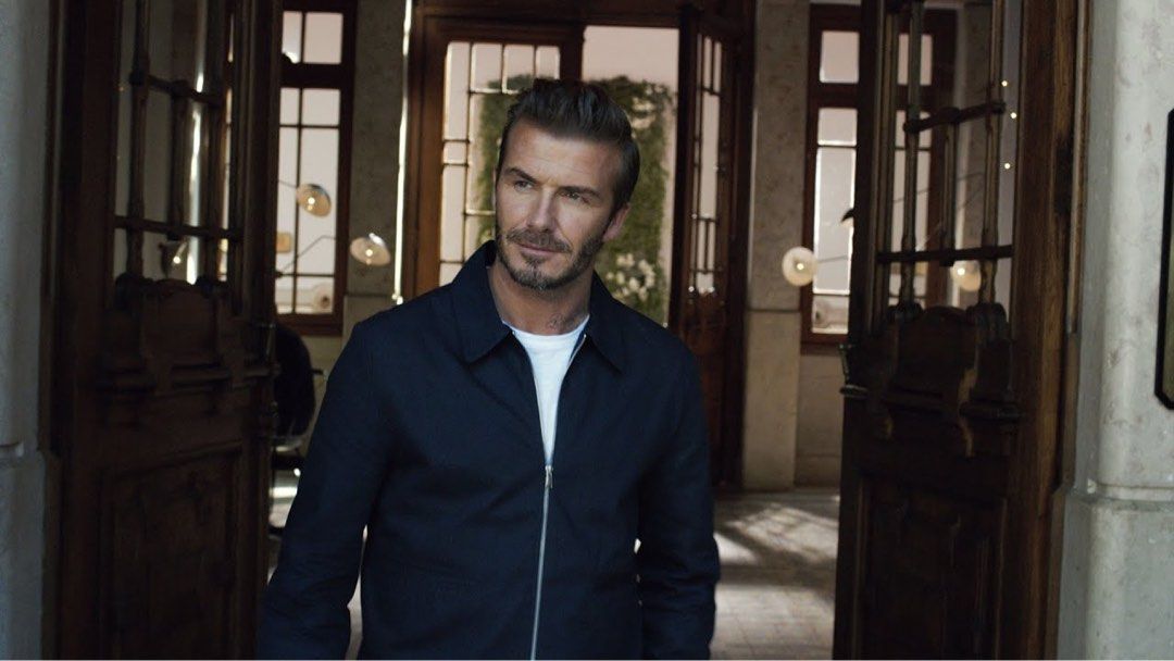 H&M x David Beckham Work Jacket, Fesyen Pria, Pakaian Baju