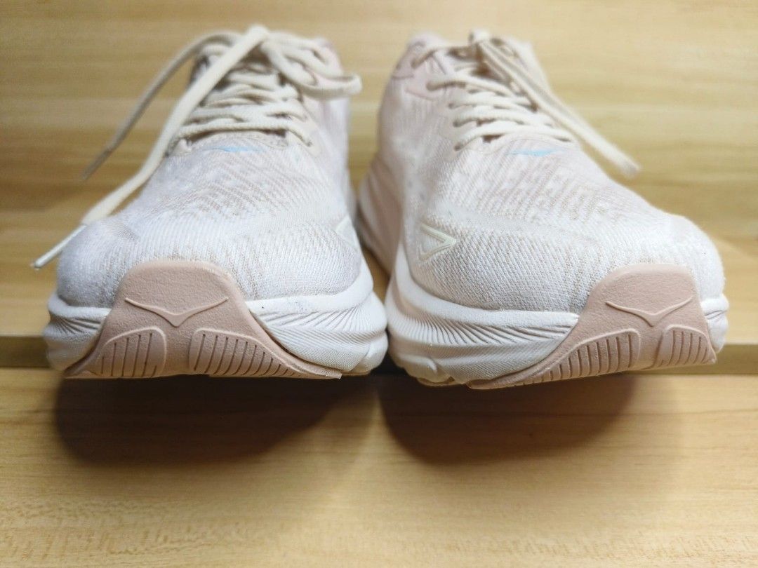 Hoka Clifton 9 Eggnog Beige Ivory Men Road Running Shoes Sneakers