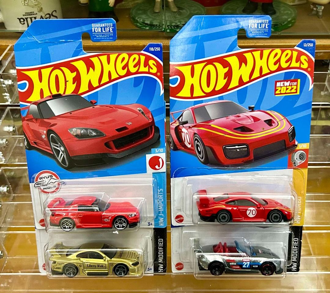 Hot Wheels LB Silhouette Nissan Silvia Porsche Honda S2000 Mazda Miata ...