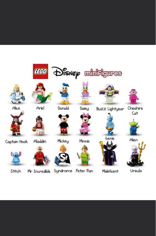 Lego Minifigures Disney series 1 Hobbies Toys Toys Games on Carousell