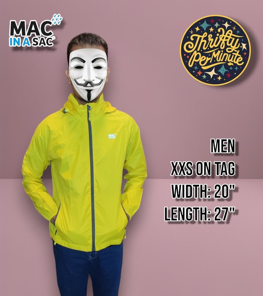 Mens yellow mac new arrivals