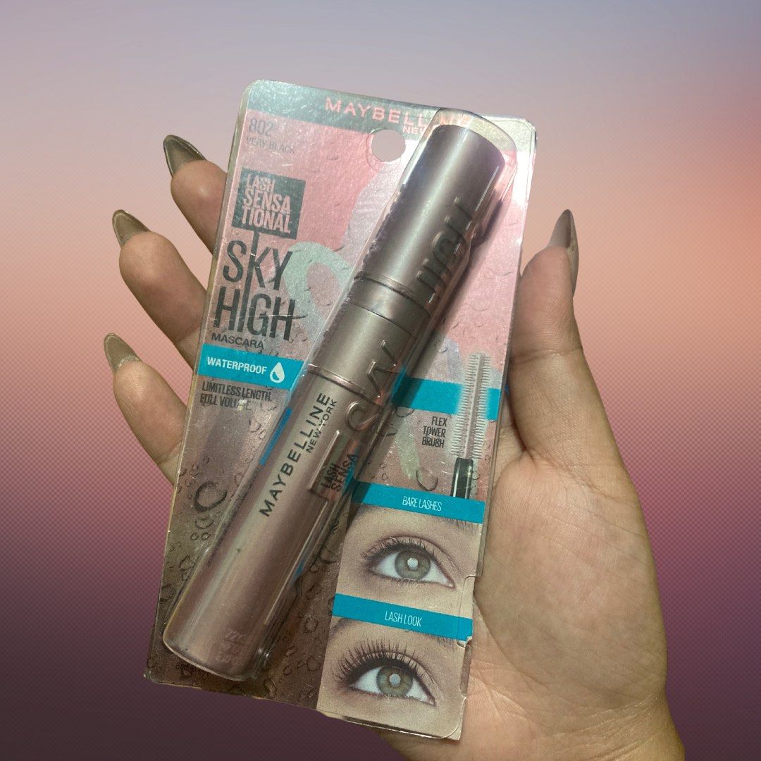 Maybelline Sky High Mascara (Category: Makeup) located in Banga. Submitted by bclwia (Listing ID 1332092523, Image 1). Description: Maybelline Sky High Mascara - barely used (two times lang ata) - ₱499 original price sa market - naka lash clusters kasi ako kaya di ko din magamit 📍 Aklan.