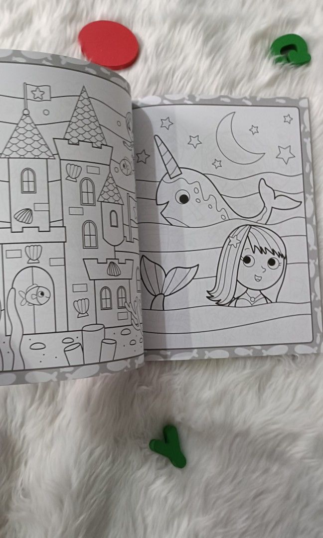 Megatastic Coloring Mermaids with over 50 Shiny Stickers and with 80 ...