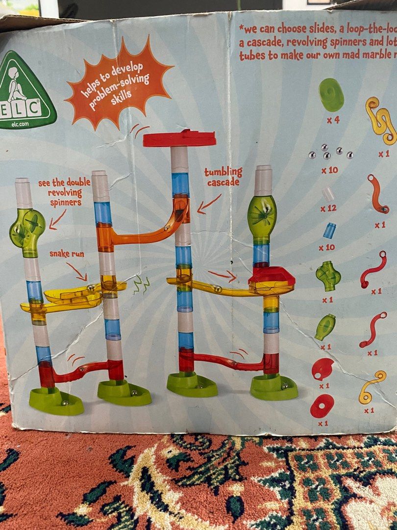 Mothercare elc marble run Hobbies Toys Toys Games on Carousell